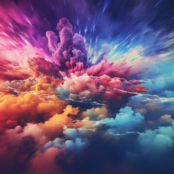 Rainbow Clouds Images – Browse 1,069 Stock Photos, Vectors, and