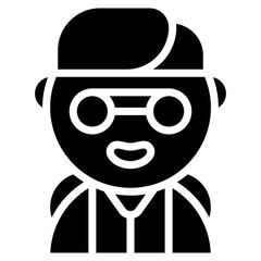 Vector Icon Superhero, Futuristic, Hero, Boy, Superpower, User