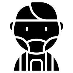 Vector Icon Man, Sci-Fi, Hero, Science Fiction, Costume, Leader