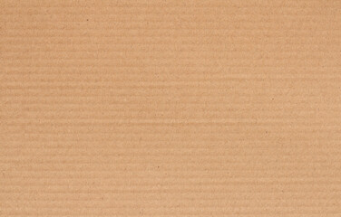 Cardboard sheet texture background, detail of recycle brown paper box pattern.