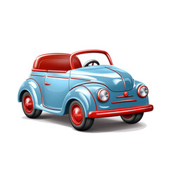 children's toy car. Children's toy on a white background. png