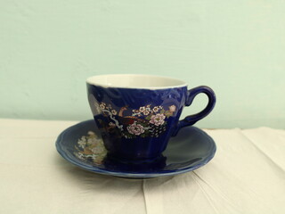 Blue Porcelain Glass