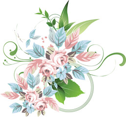 background with flowers