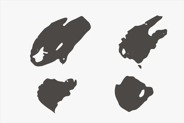 circle brush ink grunge collection