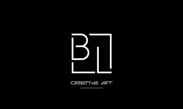 BL, LB, B, L abstract letters logo monogram