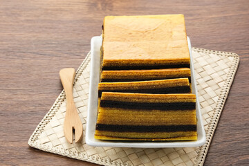 Lapis Legit, Spekuk or Spekkoek, delicious Indonesian cake