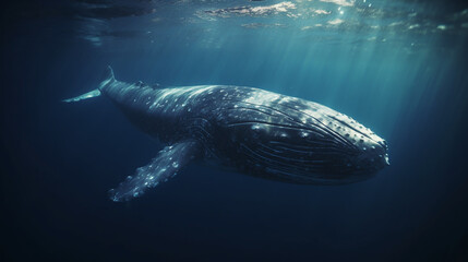 Underwater Scene With Coral Reef And Exotic Fishes