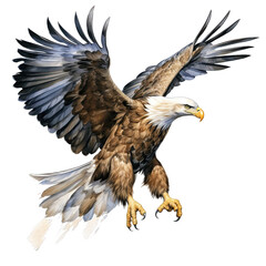 Obraz premium american eagle flying cilp-art