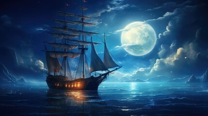 Fototapeta premium pirate ship