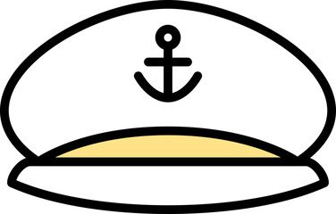 Captain hat icon