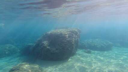 Underwater world on Crete in October 2023