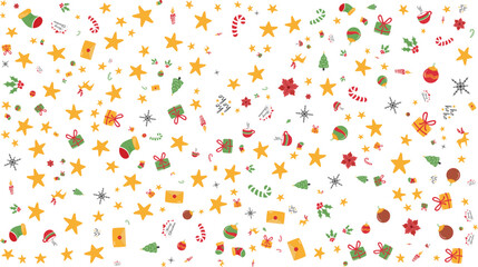 christmas pattern, Christmas pattern with white background, Christmas whit background, Santa, Christmas tree, confetti background