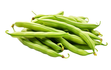 French Beans on a Clear Background - Generative AI