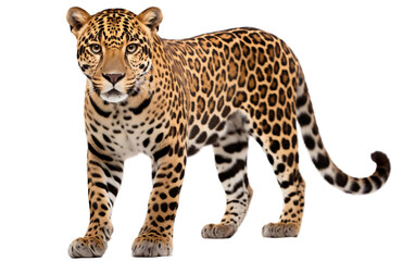 Jaguar Against a Transparent Background - Generative AI