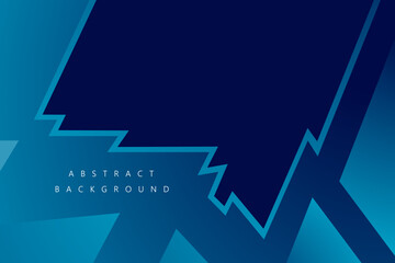 Abstract Geometric modern with Blue shape color background for template, poster, flyer design. Vector illustration