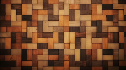 mosaic wooden parquet, abstract background