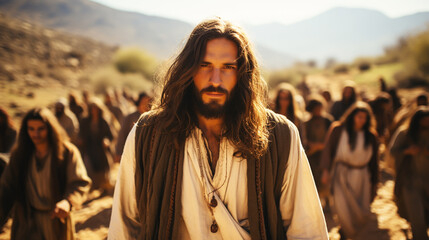 Jesus in the desert