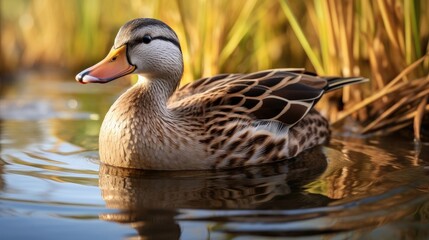 images of a wild duck in its natural habitat, highlighting the intricate details of its feathers and the wonders of nature