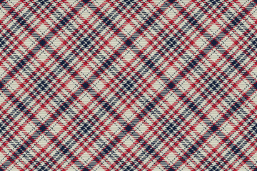 Seamless pattern of scottish tartan plaid. Repeatable background with check fabric texture. Vector backdrop striped textile print.