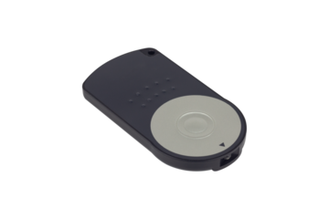 camera remote control isolated from background, camera shutter remote control