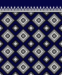 Geometric ethnic pattern for background, fabric, wrapping, clothing, wallpaper, Batik, carpet, embroidery style.