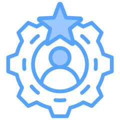 Skills Blue Icon