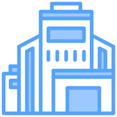 Big Business Blue Icon