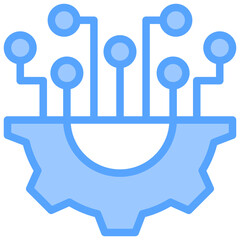 Technology Blue Icon