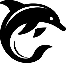 Dolphin Icon Illustration