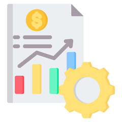 Financial Management Flat Icon