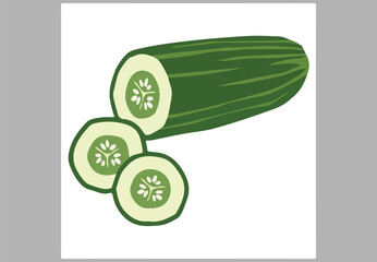 green fruits vector