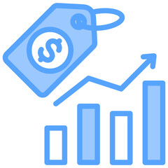 Pricing Blue Icon