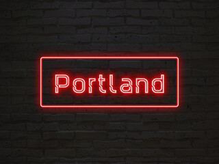 Portland のネオン文字