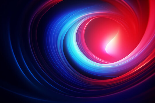 Fondo de espiral helicoidal de colores estilo ne&oacute;n contrastados.