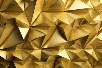 abstract and modern golden polygon pattern backdrop