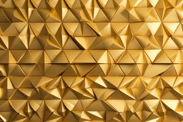 premium and abstract golden polygonal shape texture backdrop