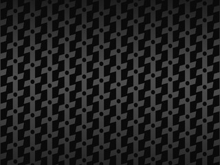 Latar belakang pola modern hitam vektor tekstur 3d abstrak, wallpaper ilustrasi permukaan grunge. - obrazy, fototapety, plakaty