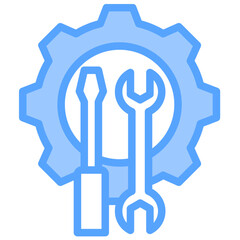 Equipment Blue Icon