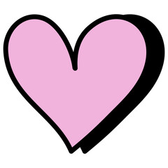 Cartoon Heart Doodle