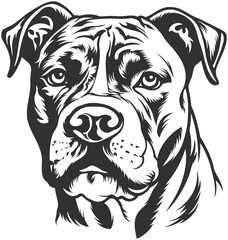 black and white silhouette of a dog, no background