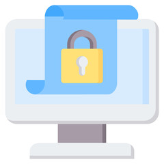 Open Access Flat Icon