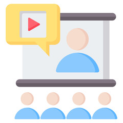 Presentation Flat Icon
