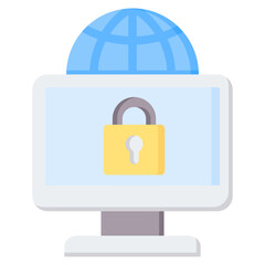 Global Access Flat Icon