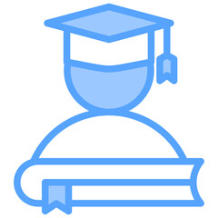 Students Blue Icon