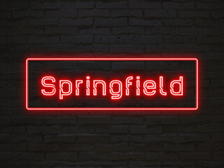 Springfield のネオン文字