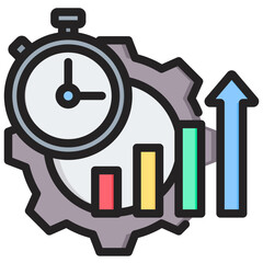 Productivity Outline Color Icon