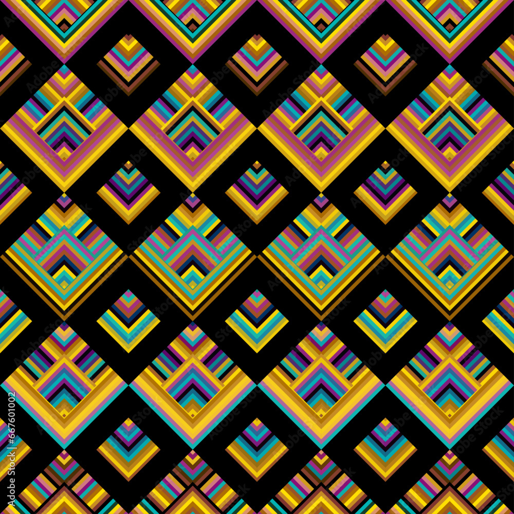 Leinwandbilder seamless vector pattern. tile herringbone geometric pattern . natural khaki colors. regular herringb