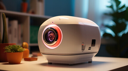 Adorable infrared projector that is rotatable. - obrazy, fototapety, plakaty