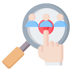 Selecting Sample Flat Icon