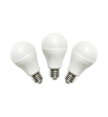 LED light bulbs isolated PNG transparent